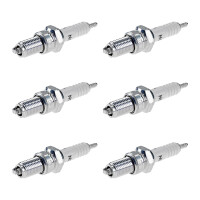 6 Spark Plugs with flat seal seat NGK aftermarket...