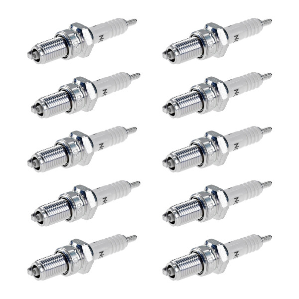 10 Spark Plugs with flat seal seat NGK aftermarket expertise for LANCIA THEMA