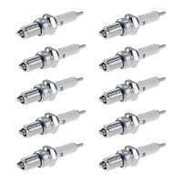 10 Spark Plugs with flat seal seat NGK aftermarket...