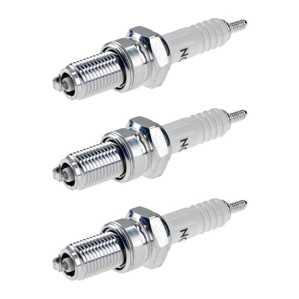 3 Spark Plugs with flat seal seat NGK aftermarket expertise for BMW 6 Series