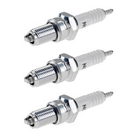 3 Spark Plugs with flat seal seat NGK aftermarket...