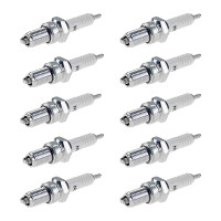 10 Spark Plugs with flat seal seat NGK aftermarket...