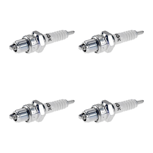 4 Spark Plugs with flat seal seat NGK aftermarket expertise for HONDA and others