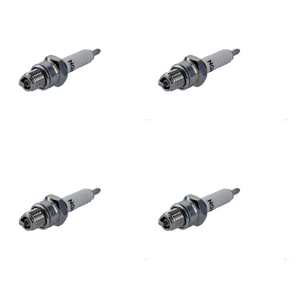 4 Spark Plugs with flat seal seat NGK aftermarket expertise for HONDA and others