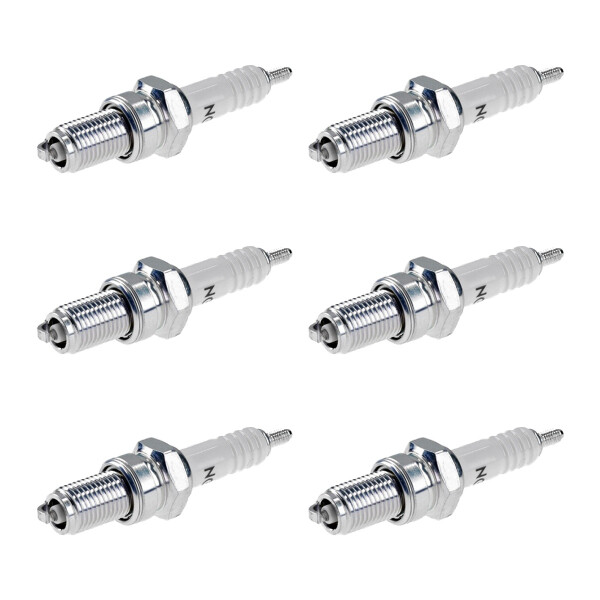 6 Spark Plugs with flat seal seat NGK aftermarket expertise for HONDA and others