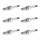 6 Spark Plugs fixed SAE connection NGK aftermarket expertise for e.g. MITSUBISHI