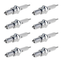 8 Spark Plugs with flat seal seat NGK IAM expertise for...