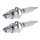2 Spark Plugs with flat seal seat NGK aftermarket expertise for HONDA and others