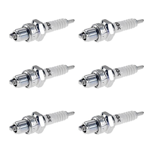 6 Spark Plugs with flat seal seat NGK aftermarket expertise for HONDA and others