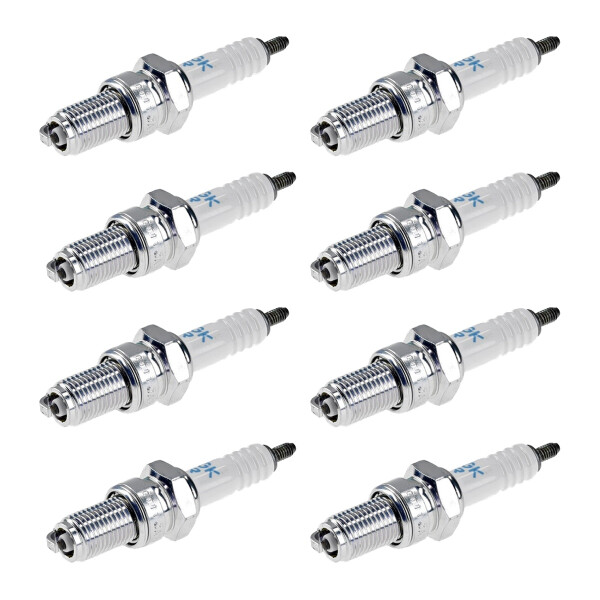 8 Spark Plugs with flat seal seat NGK IAM expertise for YAMAHA and others