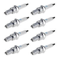 8 Spark Plugs with flat seal seat NGK IAM expertise for...