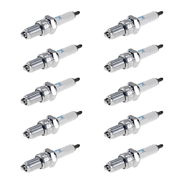 10 Spark Plugs with flat seal seat NGK IAM expertise for YAMAHA and others