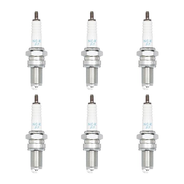 6 Spark Plugs with flat seal seat NGK aftermarket expertise for HONDA and others