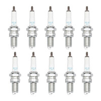 10 Spark Plugs with flat seal seat NGK IAM expertise for...