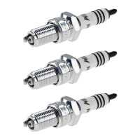 3 Spark Plugs with flat seat NGK IAM-Expertise Iridium IX...