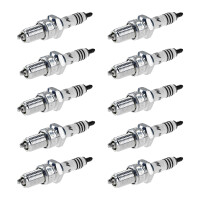 10 Spark Plugs with flat seat NGK IAM-Expertise Iridium...