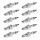 10 Spark Plugs with flat seat NGK IAM-Expertise Iridium IX for YAMAHA and others