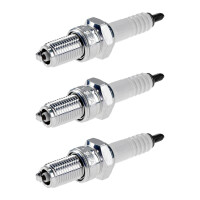 3 Spark Plugs with flat seal seat NGK IAM expertise for...
