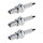3 Spark Plugs with flat seal seat NGK IAM expertise for YAMAHA and others