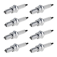 8 Spark Plugs with flat seal seat NGK IAM expertise for...