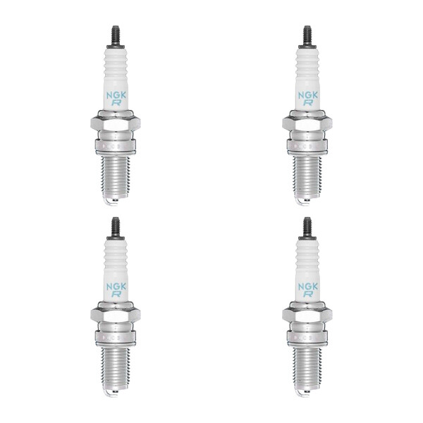 4 Spark Plugs with flat seal seat NGK Quick for YAMAHA and others