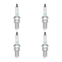 4 Spark Plugs with flat seal seat NGK Quick for YAMAHA...