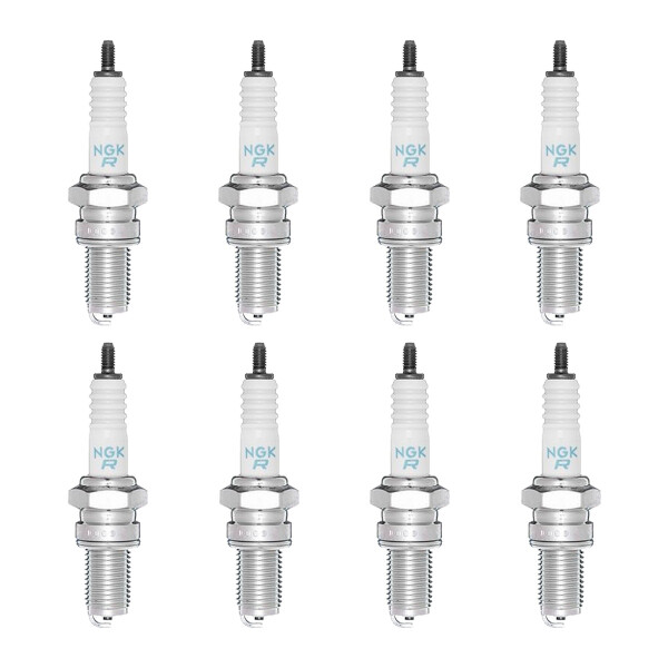 8 Spark Plugs with flat seal seat NGK Quick for YAMAHA and others