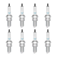 8 Spark Plugs with flat seal seat NGK Quick for YAMAHA...