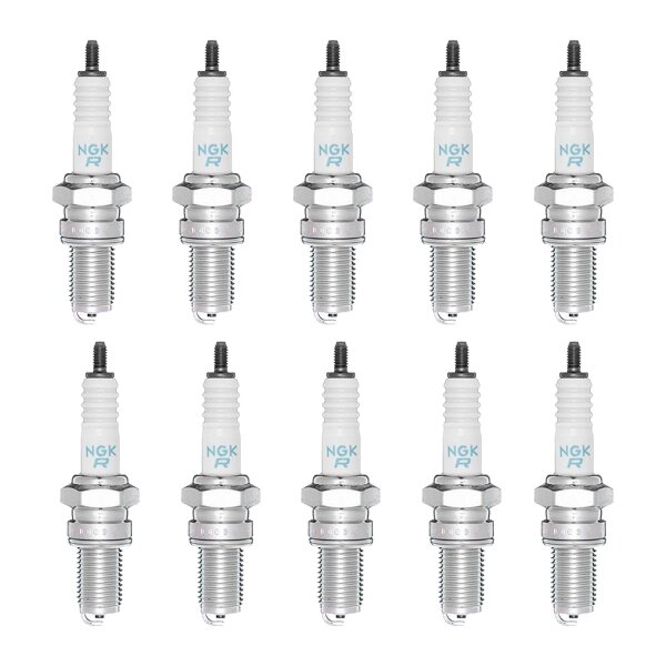 10 Spark Plugs with flat seal seat NGK Quick for YAMAHA and others