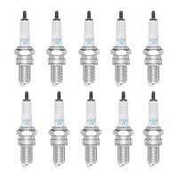 10 Spark Plugs with flat seal seat NGK Quick for YAMAHA...