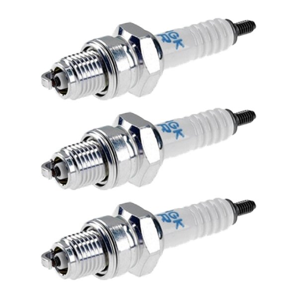 3 Spark Plugs with flat seal seat NGK aftermarket expertise for HONDA and others