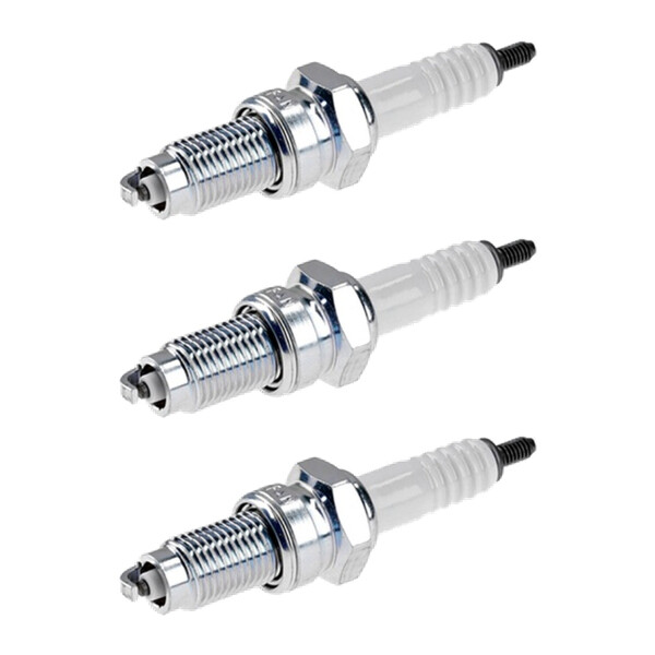 3 Spark Plugs with flat seal seat NGK aftermarket expertise for HONDA and others