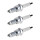 3 Spark Plugs with flat seal seat NGK aftermarket expertise for HONDA and others
