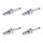 4 Spark Plugs with flat seal seat NGK aftermarket expertise for HONDA and others