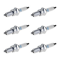 6 Spark Plugs with flat seal seat NGK IAM expertise for...