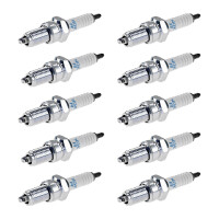10 Spark Plugs with flat seal seat NGK IAM expertise for...