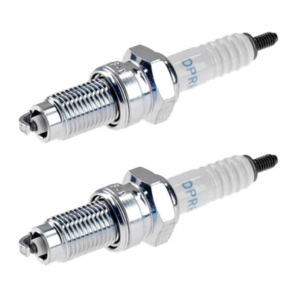 2 Spark Plugs with flat seal seat NGK aftermarket expertise for HONDA