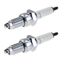 2 Spark Plugs with flat seal seat NGK aftermarket...