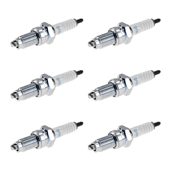 6 Spark Plugs with flat seal seat NGK aftermarket expertise for HONDA