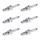 6 Spark Plugs with flat seal seat NGK aftermarket expertise for HONDA