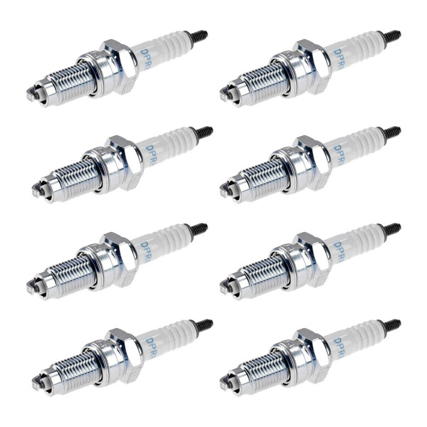 8 Spark Plugs with flat seal seat NGK aftermarket expertise for HONDA
