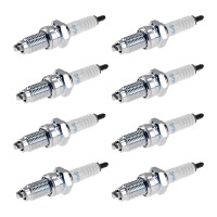 8 Spark Plugs with flat seal seat NGK aftermarket...