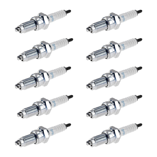 10 Spark Plugs with flat seal seat NGK aftermarket expertise for HONDA