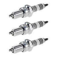 3 Spark Plugs with flat seat NGK IAM-Expertise Iridium IX...