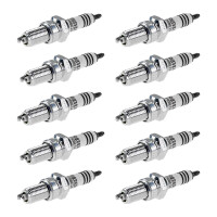 10 Spark Plugs with flat seat NGK IAM-Expertise Iridium...