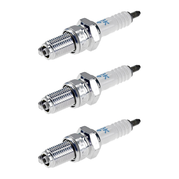 3 Spark Plugs with flat seal seat NGK IAM expertise for YAMAHA and others