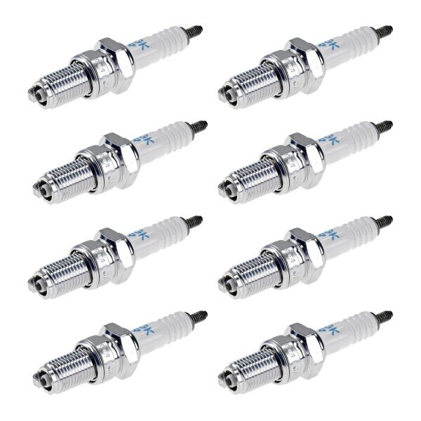 8 Spark Plugs with flat seal seat NGK IAM expertise for YAMAHA and others