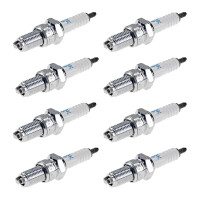 8 Spark Plugs with flat seal seat NGK IAM expertise for...