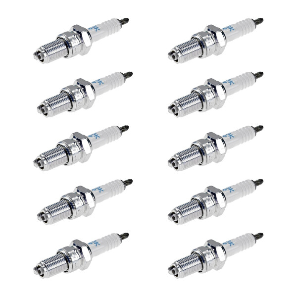 10 Spark Plugs with flat seal seat NGK IAM expertise for YAMAHA and others