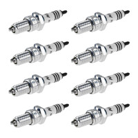 8 Spark Plugs with flat seal seat NGK Iridium IX suitable...